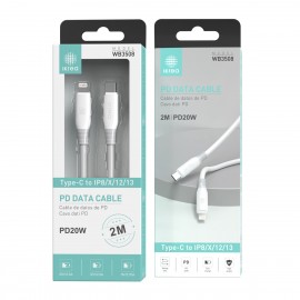 IKREA WB3508 CABLE PD TYPE-C A IPHONE 2M 20W BLANCO