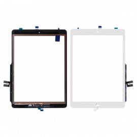Pantalla táctil con flex botón home para iPad 9 2021 10.2 A2602 A2603 A2604 A2605 blanca