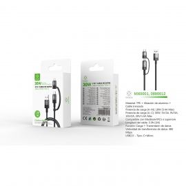 2 IN 1 Cable de Datos...