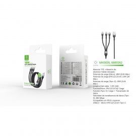 3 in 1 Cable de Datos...
