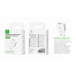 EU QC+PD GaN Wall Charger...