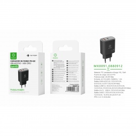 EU QC+PD GaN Wall Charger...