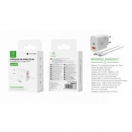 EU QC+PD GaN Wall Charger...