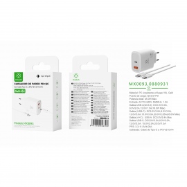 EU QC+PD GaN Wall Charger...