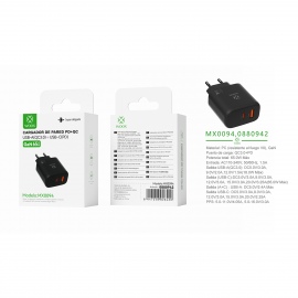 EU QC+PD GaN Wall Charger...