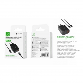EU QC+PD GaN Wall Charger...