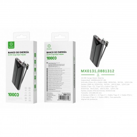 Power Bank MX0131 10000mah...