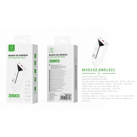 Power Bank MX0132 20000mah...