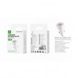 PD+QC Car Charger MX0142...