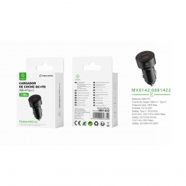 PD+QC Car Charger MX0142...