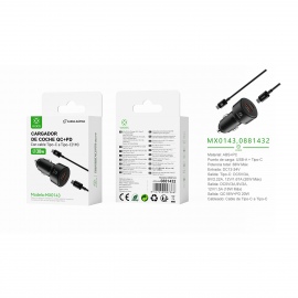 PD+QC Car Charger MX0143...