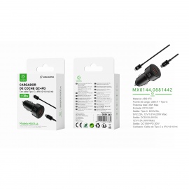 PD+QC Car Charger MX0144...
