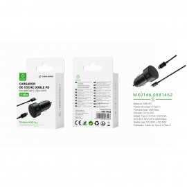PD+PD Car Charger MX0146...