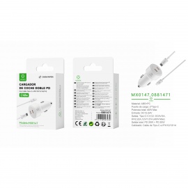 PD+PD Car Charger MX0147...