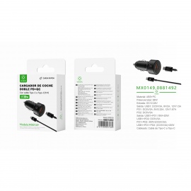 PD*2+QC Car Charger MX0149...