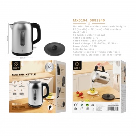 Electric Kettle MX0194 1.7L...