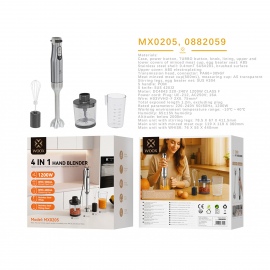 4 IN 1 Hand Blender MX0205...