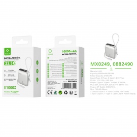 MX0249 Power Bank con cable...