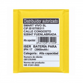 Batería para iPhone 17...