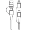 3 EN 1 MULTI CABLE DE CARGA